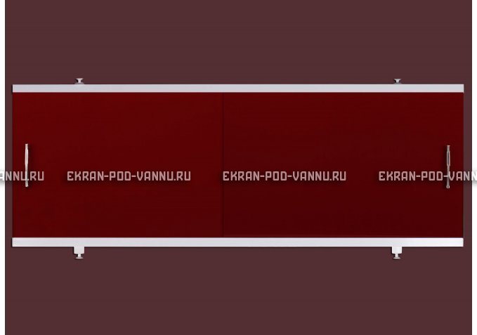 Экран EUROPLEX Универсал бордо под трубы – купить по цене 6250 руб. в интернет-магазине в городе Томск картинка 1