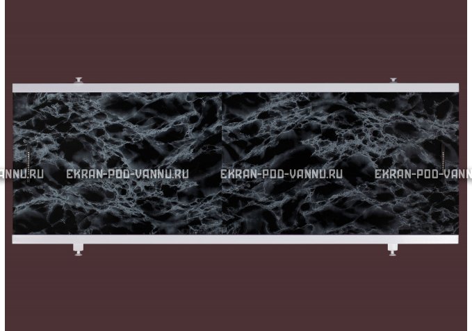 Экран EUROPLEX Универсал черный мрамор – купить по цене 6250 руб. в интернет-магазине в городе Томск картинка 1