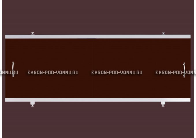 Экран EUROPLEX Универсал шоколад под трубы – купить по цене 6250 руб. в интернет-магазине в городе Томск картинка 1