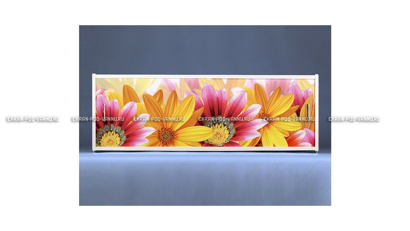 Раздвижной ФОТО экран - Flowers – купить по цене 8500 руб. в интернет-магазине в городе Томск картинка 6