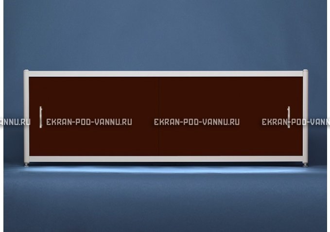 Угловой экран EUROPLEX Комфорт шоколад – купить по цене 8180 руб. в интернет-магазине в городе Томск картинка 4