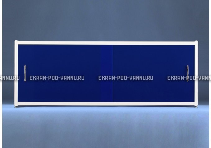 Раздвижной экран EUROPLEX Комфорт синий – купить по цене 6750 руб. в интернет-магазине в городе Томск картинка 1