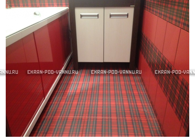 Экран раздвижной EUROPLEX Комфорт красный – купить по цене 6250 руб. в интернет-магазине в городе Томск картинка 3