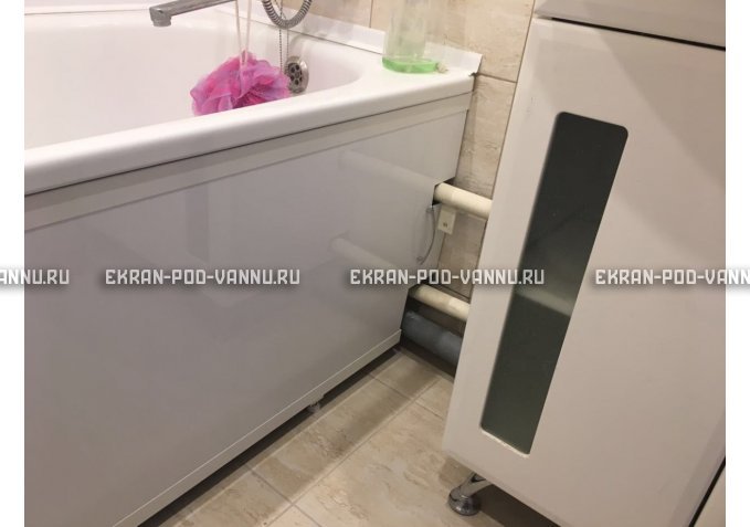 Экран под трубы EUROPLEX Универсал белый высокий – купить по цене 6550 руб. в интернет-магазине в городе Томск картинка 1