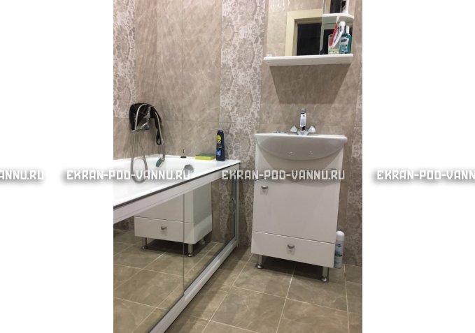 Раздвижной экран EUROPLEX Роликс Зеркальный – купить по цене 9700 руб. в интернет-магазине в городе Томск картинка 5