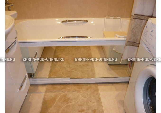 Раздвижной экран EUROPLEX Роликс Зеркальный – купить по цене 9700 руб. в интернет-магазине в городе Томск картинка 3