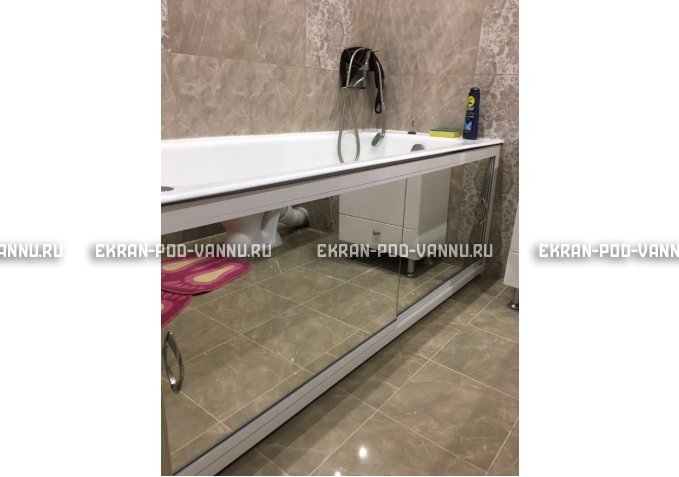 Раздвижной экран EUROPLEX Роликс Зеркальный – купить по цене 9700 руб. в интернет-магазине в городе Томск картинка 9