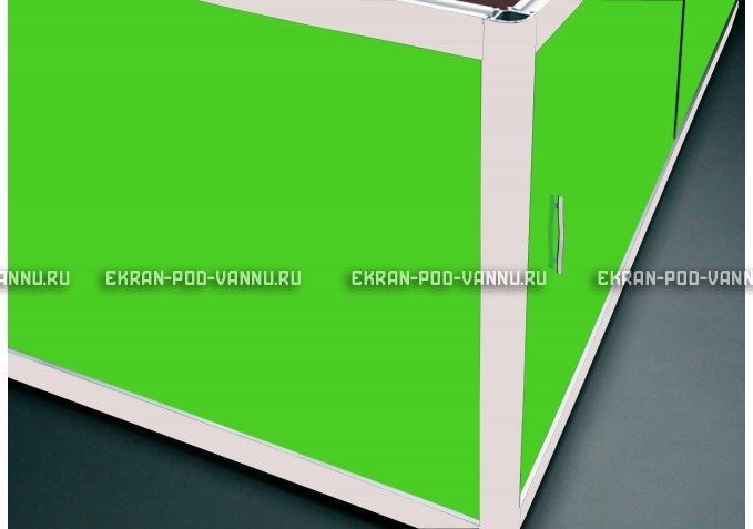 Торцевой экран EUROPLEX Комфорт салатовый – купить по цене 8760 руб. в интернет-магазине в городе Томск картинка 1
