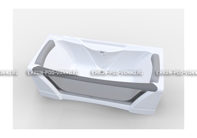Прозрачная ванна 1MarKa Dolce Vita 180x80 – купить по цене 43200 руб. в интернет-магазине в городе Томск картинка 2