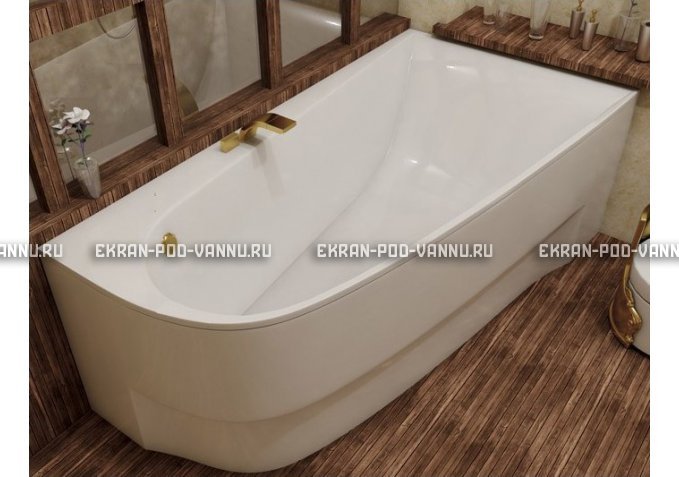 Акриловая ванна Vayer Boomerang 150x90 – купить по цене 42270 руб. в интернет-магазине в городе Томск картинка 1