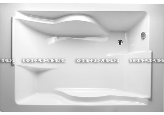 Акриловая ванна Vayer Coral 180x120 – купить по цене 33850 руб. в интернет-магазине в городе Томск картинка 2