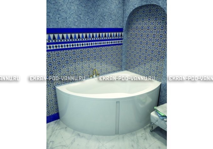 Акриловая ванна Vayer Ismena 160x105 – купить по цене 28350 руб. в интернет-магазине в городе Томск картинка 1