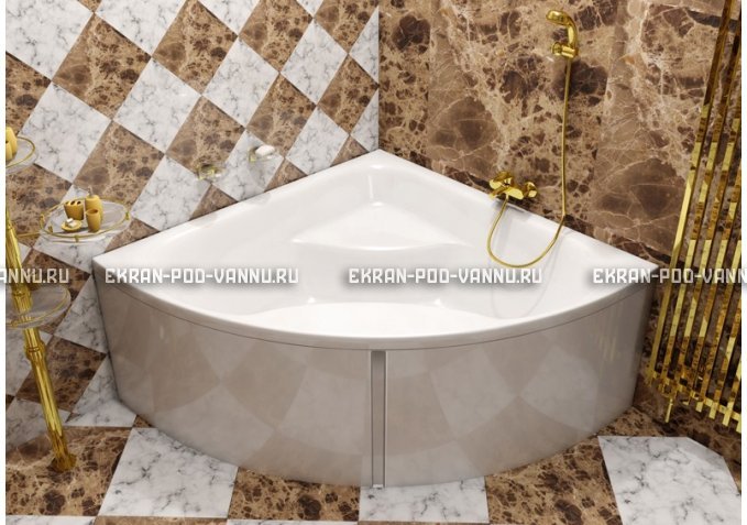 Акриловая ванна Vayer Persefona 140x140 – купить по цене 25230 руб. в интернет-магазине в городе Томск картинка 1