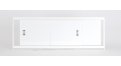 Экран из МДФ EMMY Монро 170 белый в алюминиевой раме – купить по цене 5800 руб. в интернет-магазине в городе Томск картинка 53