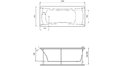Акриловая ванна Relisan Loara 180x80 – купить по цене 23580 руб. в интернет-магазине в городе Томск картинка 17