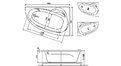 Акриловая ванна Relisan Zoya 150x95 – купить по цене 19230 руб. в интернет-магазине в городе Томск картинка 13