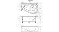 Акриловая ванна 1MarKa Gracia 160x95 – купить по цене 20300 руб. в интернет-магазине в городе Томск картинка 17