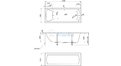 Акриловая ванна 1MarKa Modern 120x70 – купить по цене 7600 руб. в интернет-магазине в городе Томск картинка 17
