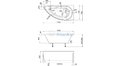 Акриловая ванна 1MarKa Piccolo 150х75 – купить по цене 11310 руб. в интернет-магазине в городе Томск картинка 25