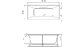 Акриловая ванна Vayer Casoli 170x75 – купить по цене 19110 руб. в интернет-магазине в городе Томск картинка 10